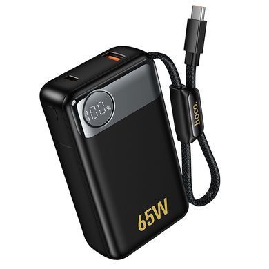 Зовнішній акумулятор HOCO Q53 Skillful PD65W power bank(12000mAh) Black (6942007672597) [806622]