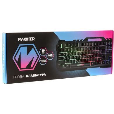 Клавiатура Maxxter Black (KBG-UML-01-UA) [605981]