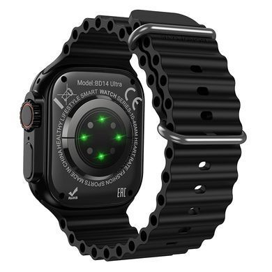 Смарт-годинник BOROFONE BD14 Ultra 51mm. 180 mAh. Smart sports watch(call version) Black (6941991124273) [805702]