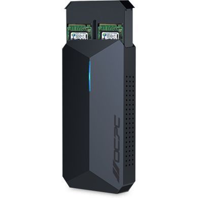 Зовнішня кишеня OCPC Azzurro Duo NVMe PCIe M.2 to USB 3.1 (OCAZZM2ECSD) [607027]
