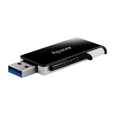 Флеш-накопичувач USB3.2 64GB Apacer AH350 Black (AP64GAH350B-1) [607237]