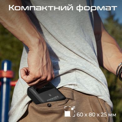 Універсальна мобільна батарея Promate PowerPod-10 10000mAh 35W Black (powerpod-10.black) [603485]