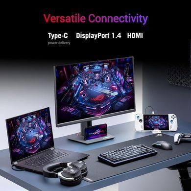 Монітор Asus 27" ROG Strix XG279CNS HDMI, DP, USB-C, IPS, 380Hz, 0.3ms, sRGB 110%, AdaptiveSync, Pivot, HDR400 (90LM0AW0-B01371) [110424]
