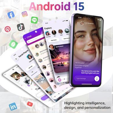 Смартфон Oukitel C69 7.2" HD+ /8GB/512GB/ T606 /6000mAh/ 64+8Мп/ NFC Purple (C69_8_512_PL) [405321]