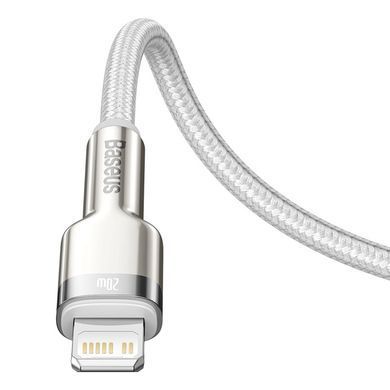 Кабель Baseus Cafule Series Metal Data Cable Type-C to iP PD 20W 1m White (CATLJK-A02) [802541]