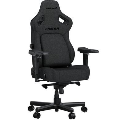 Крісло для геймерів Anda Seat Kaiser 4 Size L Dark Grey Fabric (AD12YDDC-L-20-GB-CF) [620434]