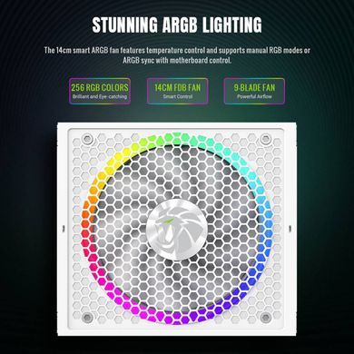 Блок живлення GAMEMAX (RGB 850G WH) [304238]