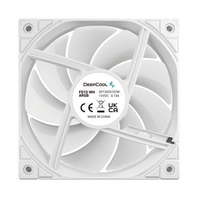 Вентилятор DeepCool FD12 ARGB WH-3 IN 1 (R-FD12-WHAPN3-G) [611397]