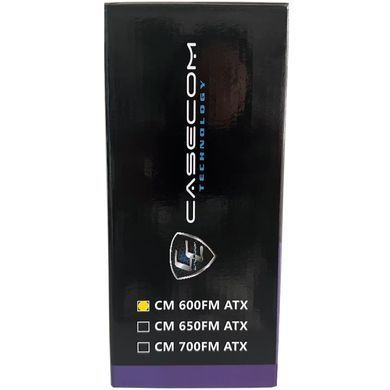 БЖ 600W Casecom, 120mm, Modular, Box (CM 600FM ATX) [405497]