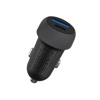 Автомобільний зарядний пристрій ColorWay 2USB (Type-C PD35W + USB QC3.0) 35W Black (CW-CHA064PD-BK) [618405]