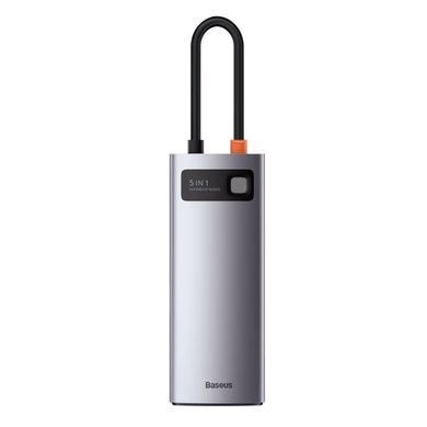 USB-хаб Baseus Metal Gleam Series 5-in-1 Multifunctional （Type-C to HDMI*1+USB3.0*3+PD*1) (CAHUB-CX0G) [802738]