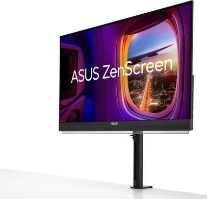 Монітор портативний Asus 27" ZenScreen MB27ACF HDMI, USB-C, MM, IPS, 2560x1440, 100Hz, sRGB 99%, AdaptiveSync, Pivot, C-Clamp Arm (90LM0AU5-B01A71) [110452]