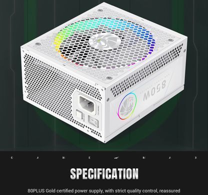 Блок живлення GAMEMAX (RGB 850G WH) [304238]