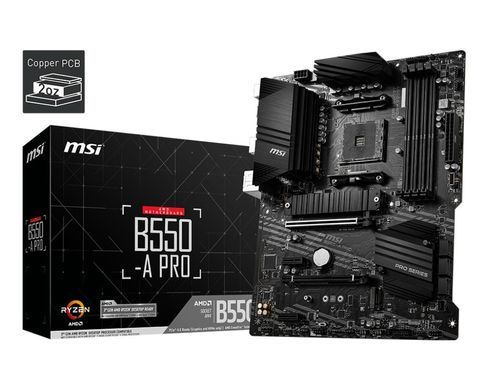 Материнcька плата MSI B550-A PRO sAM4 B550 4xDDR4 HDMI DP ATX (911-7C56-076) [109256]