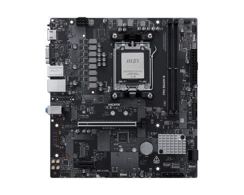 Материнcька плата MSI PRO B840M-B sAM5 B840 2xDDR5 M.2 HDMI DSub mATX (911-7E76-002) [111667]