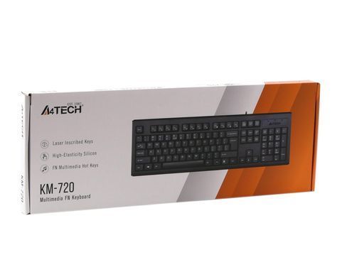 Клавіатура A4Tech KM-720 Black (KM-720 USB (Black)) [608406]