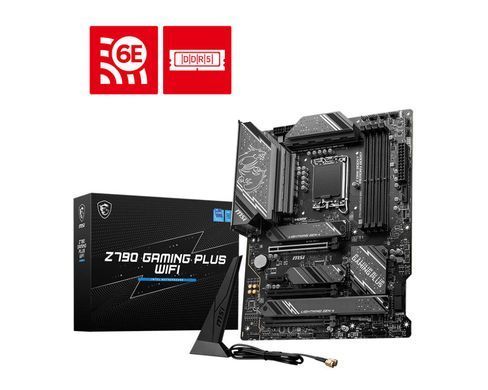 Материнcька плата MSI Z790 GAMING PLUS WIFI s1700 Z790 4xDDR5 HDMI DP Wi-Fi BT ATX (911-7E06-084) [112320]