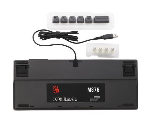 Клавіатура Bloody MS76 Iron Grey (MS76 (Iron Grey)) [619085]