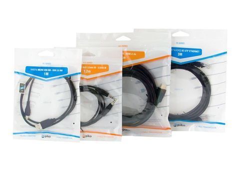 Кабель Piko USB - USB V 2.0 (M/F), 3 м, Black (1283126474118) [603749]