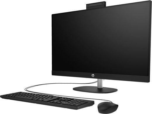 Комп'ютер персональний моноблок HP All-in-One 27" FHD IPS AG, Intel i3-1315U, 16GB, F512GB, UMA, WiFi, кл+м, DOS, чорний (AR0N6EA) [101142]