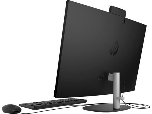 Комп'ютер персональний моноблок HP All-in-One 27" FHD IPS AG, Intel i3-1315U, 16GB, F512GB, UMA, WiFi, кл+м, DOS, чорний (AR0N6EA) [101142]