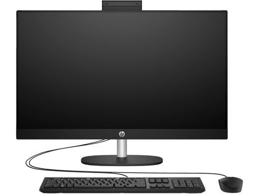 Комп'ютер персональний моноблок HP All-in-One 27" FHD IPS AG, Intel i3-1315U, 16GB, F512GB, UMA, WiFi, кл+м, DOS, чорний (AR0N6EA) [101142]