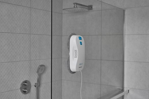 Робот-пилосос для вікон Sencor, 3000Па, вода -0.06л, вологе прибирання, від мережі, білий (SRW6010WH) [102408]