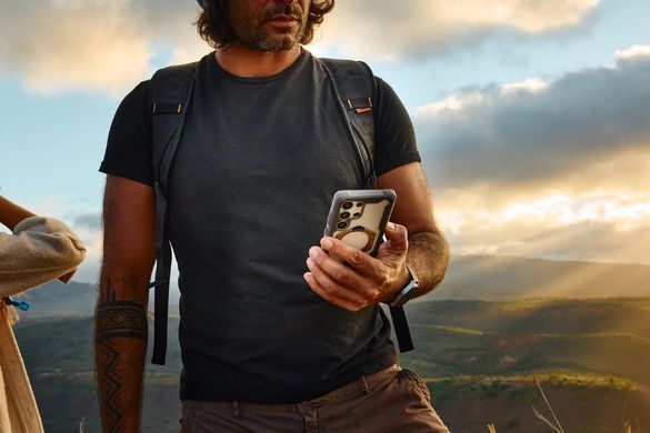 Чохол UAG для Samsung Galaxy S25+, Plasma XTE with Magnet, Ash/Titanium (214468113136) [108304]