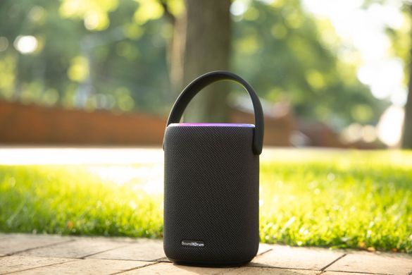 Портативна акустична система 2E SoundXDrum 50Вт, BT 5.3, TWS, RGB, PowerBank, IPX7, Чорний (2E-BSSXDWBK) [113623]