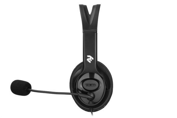 Гарнітура ПК стерео Over-ear 2E CH13 USB, omni-mic, 2м, чорний (2E-CH13SU) [107157]
