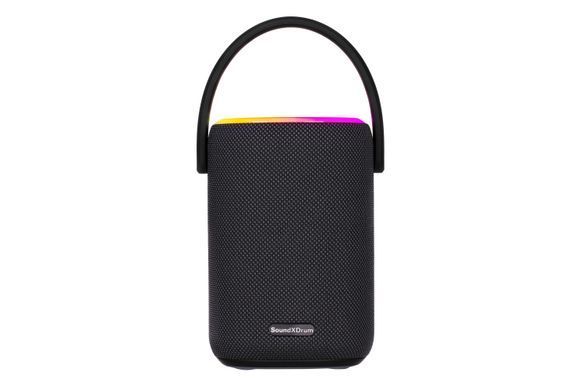 Портативна акустична система 2E SoundXDrum 50Вт, BT 5.3, TWS, RGB, PowerBank, IPX7, Чорний (2E-BSSXDWBK) [113623]