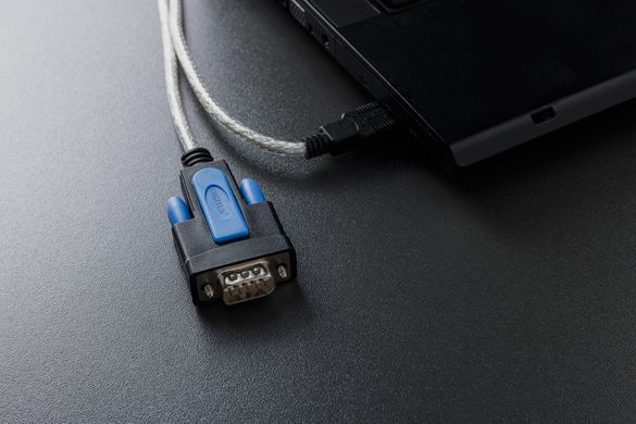 Адаптер DIGITUS USB-A > RS232 (M/M), FTDI, 1.8м (DA-70170) [114264]