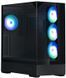 Корпус Zalman P40 Prism Plus без БЖ, 2xUSB3.0, 1x Type C, 3x120мм ARGB Reverse, 1x120мм ARGB, VGA 420мм, LCS ready, TG TG Side/Front/Top Panel, ATX, чорний (P40PRISMPLUSBLACK) [111338], фото 1