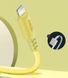 Кабель ColorWay USB - Lightning (M/M), soft silicone, 2.4 А, 1 м, Yellow (CW-CBUL043-Y) [614904], фото 3