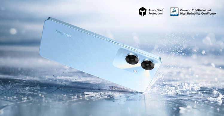 Смартфон Realme Note 60 4/128GB (RMX3933) Voyage Blue (RMX3933 4/128GB Voyage Blue) [600141]