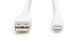 Кабель DIGITUS USB-A > Lightning заряджання/синхронізації, USB 2.0, 12W, силіконовий, 1м, білий (AK-600108-010-W) [108616], фото 5