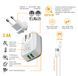 Мережевий зарядний пристрій Intaleo TCG242 (2USB, 2.4A) White + кабель Lightning (1283126477454) [603067], фото 1