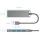Хаб USB 3.0 -> 4xUSB-A 3.0, 5Gbps, Black Vention (CHLBB-SCB) [404598], фото 2