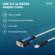 Адаптер DIGITUS USB-A > RS232 (M/M), FTDI, 1.8м (DA-70170) [114264], фото 5