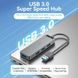 Хаб USB 3.0 -> 4xUSB-A 3.0, 5Gbps, Black Vention (CHLBB-SCB) [404598], фото 7