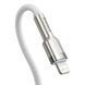 Кабель Baseus Cafule Series Metal Data Cable Type-C to iP PD 20W 1m White (CATLJK-A02) [802541], фото 4