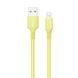 Кабель ColorWay USB - Lightning (M/M), soft silicone, 2.4 А, 1 м, Yellow (CW-CBUL043-Y) [614904], фото 2