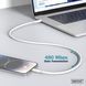 Кабель DIGITUS USB-A > Lightning заряджання/синхронізації, USB 2.0, 12W, силіконовий, 1м, білий (AK-600108-010-W) [108616], фото 7