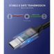 Кабель USB 3.1 Type-C M-M, 1.5 м, 60W Nickel Plating Aluminum Shell Сірий, US161 UGREEN (50751) [402390], фото 5