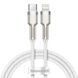 Кабель Baseus Cafule Series Metal Data Cable Type-C to iP PD 20W 1m White (CATLJK-A02) [802541], фото 1