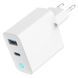 Мережевий зарядний пристрій Gembird (1USBх3A + 1USB-Cх3A) White (TA-UC-PDQC30L-W-01) [603349], фото 3