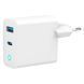 Мережевий зарядний пристрій Gembird (1USBх3A + 1USB-Cх3A) White (TA-UC-PDQC30L-W-01) [603349], фото 1