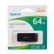 Флеш-накопичувач Apacer USB 3.2 Gen 1 AH350 64Gb Black (AP64GAH350B-1) [803047], фото 2