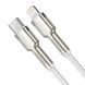 Кабель Baseus Cafule Series Metal Data Cable Type-C to iP PD 20W 1m White (CATLJK-A02) [802541], фото 3