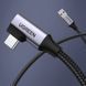 Кабель USB 2.0 AM-Type-C M, 1 м, 60W Чорний, 90&deg;Angle US385 UGREEN (20299) [404053], фото 2